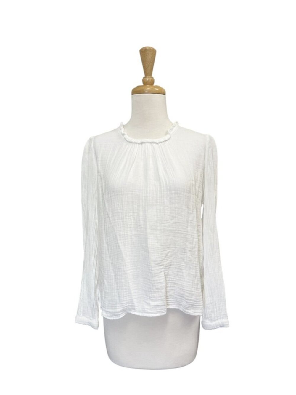 Xirena Fayth Gauze Top Size Xs White Blouse